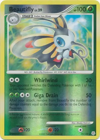 Diamond & Pearl Beautifly #19/130 reverse holo
